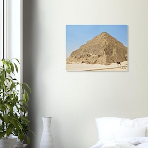 Póster fotográfico de Egipto: Isla Elefantina, pirámide de Djoser, Casa Mena de El Cairo, Museo de Arte Mural, papel mate de calidad