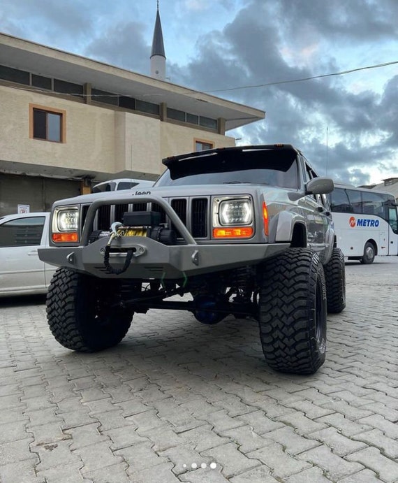 Jeep Cherokee XJ Front Winch Bumper Build Files (DXF) (digital