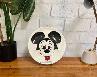 Vintage Mickey Mouse ceramic plate