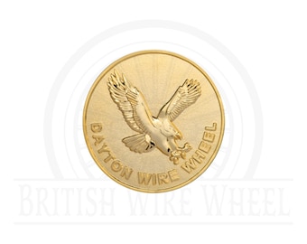 Dayton Eagle Gold 3D Metall Chip Emblems | Größe 5,7 cm | Set oder Einzeln