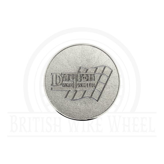 Dayton Chrome 3D Metal Wire Wheel Chip Emblems (2.25