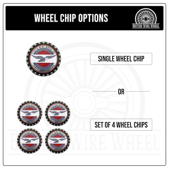 その他 WILlIAMSF1RACING WHEEL Zenith Chrome Original Metal Wire Wheel Chip Emblems (2.25