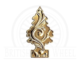 Accessoire de suspension pour rétroviseur Little Tree avec gravure en or 24 carats | Parfait pour les lowriders, les constructions personnalisées et les voitures classiques | Super idée cadeau !