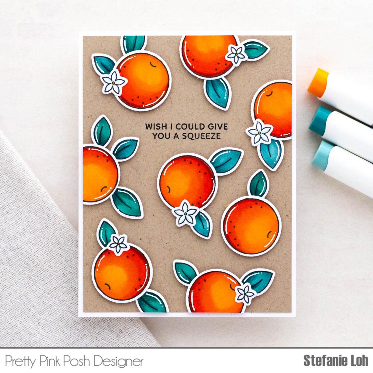 Handmade Card - Wish I Could Give You a Squeeze - Etsy