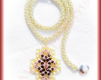 Crystal Cameo necklace PATTERN