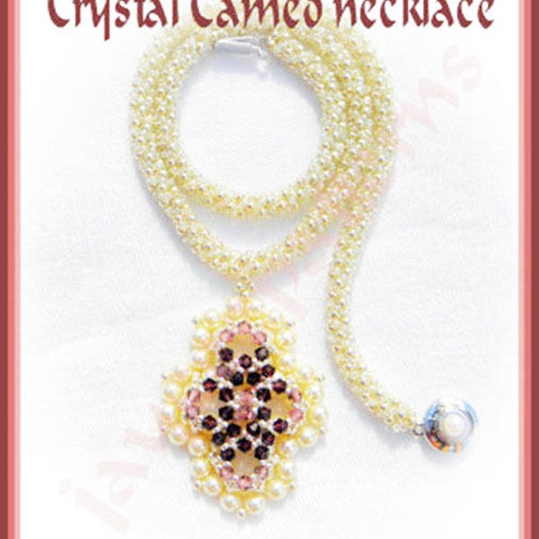 Crystal Cameo necklace PATTERN