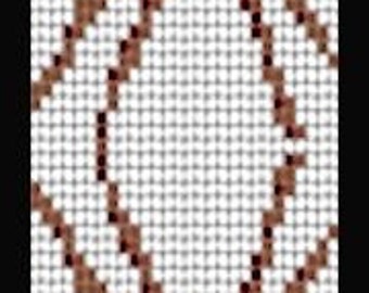 Bead Pattern - Reflections cuff - Loom stitch