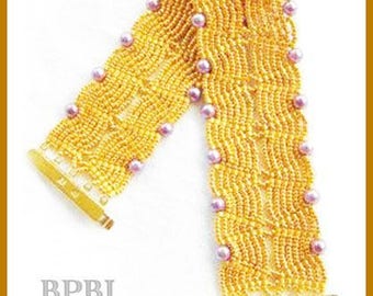 Beading Tutorial - Elegance bracelet - Ladder and Netting stitch