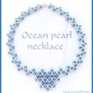 Beading tutorial - Ocean pearl necklace - RAW