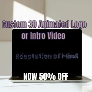 3D Animated Logo / Intro Video – Custom & Professional | YouTube, Twitch, Business Branding MP4 Delivery Fast Turnaround | Custom Animation