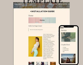 WordPress Theme | Simple & Elegant Starter Template for Services | No Plugins WordPress Template| Simple Wordpress website| Website for Art