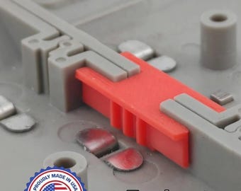 Improved (reinforced) Train Track Clips for Lionel O-Gauge FasTrack (120 count)