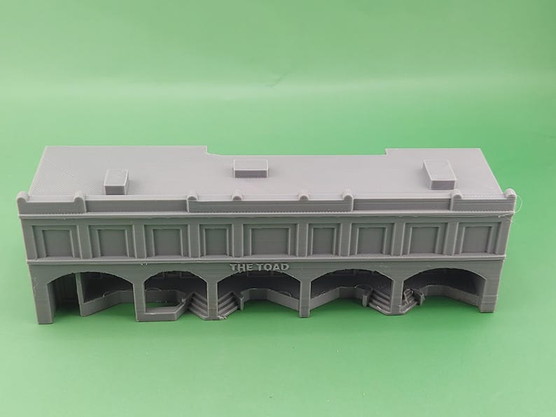 5-pack N Scale Model Railroad Buildings, City Street Scene, Diorama, N ...