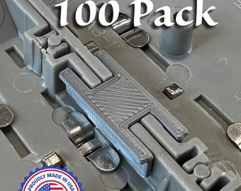 100 Pack Train Track Clips for Lionel O Gauge FasTrack Fast Track, Scale Railroad, Railway,