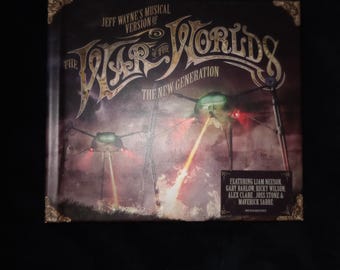 Jeff Waynes musikaliska version av The War of the Worlds - The New Generation (2CD specialutgåva) I illustrerat bokomslag
