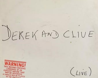 Derek and Clive (Live) vinyl album, Peter Cook and Dudley Moore (1976)