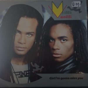 Milli Vanilli - Girl I&#39;m Gonna Miss You - 12 inch single vinyl 1988