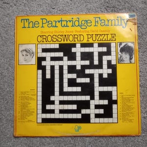 The Partridge Family Starring Shirley Jones Featuring David Cassidy - The Crossword Puzzle - Vinyl  1973 LP Album