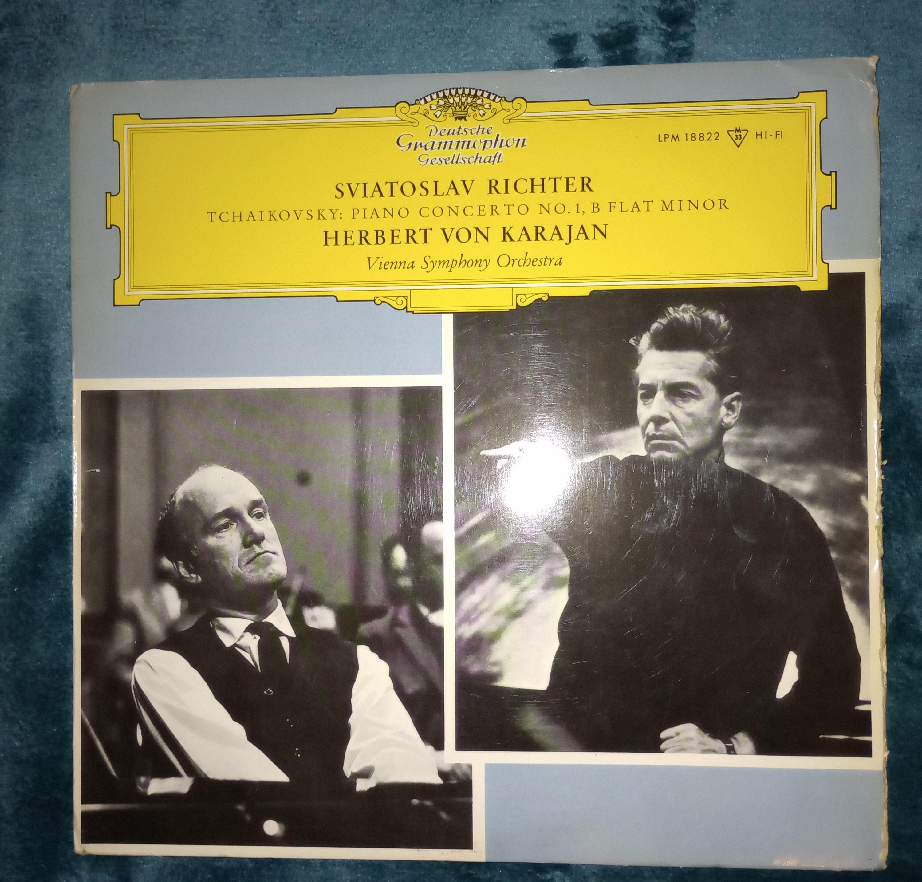 Tchaikovsky Piano Concerto No. 1 Vinyl LP – Richter & Karajan