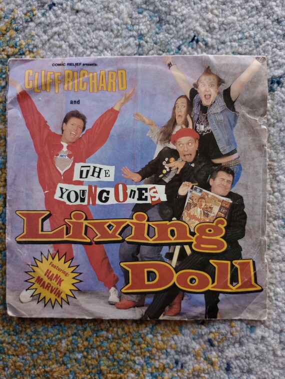 Comedy 7 inch vinyl records -Neil(Hole In My Shoe), Kenny Everett(Snot Rap), Paddy Roberts, Ivor Biggun (Bras on45), Cliff Richard, The Firm