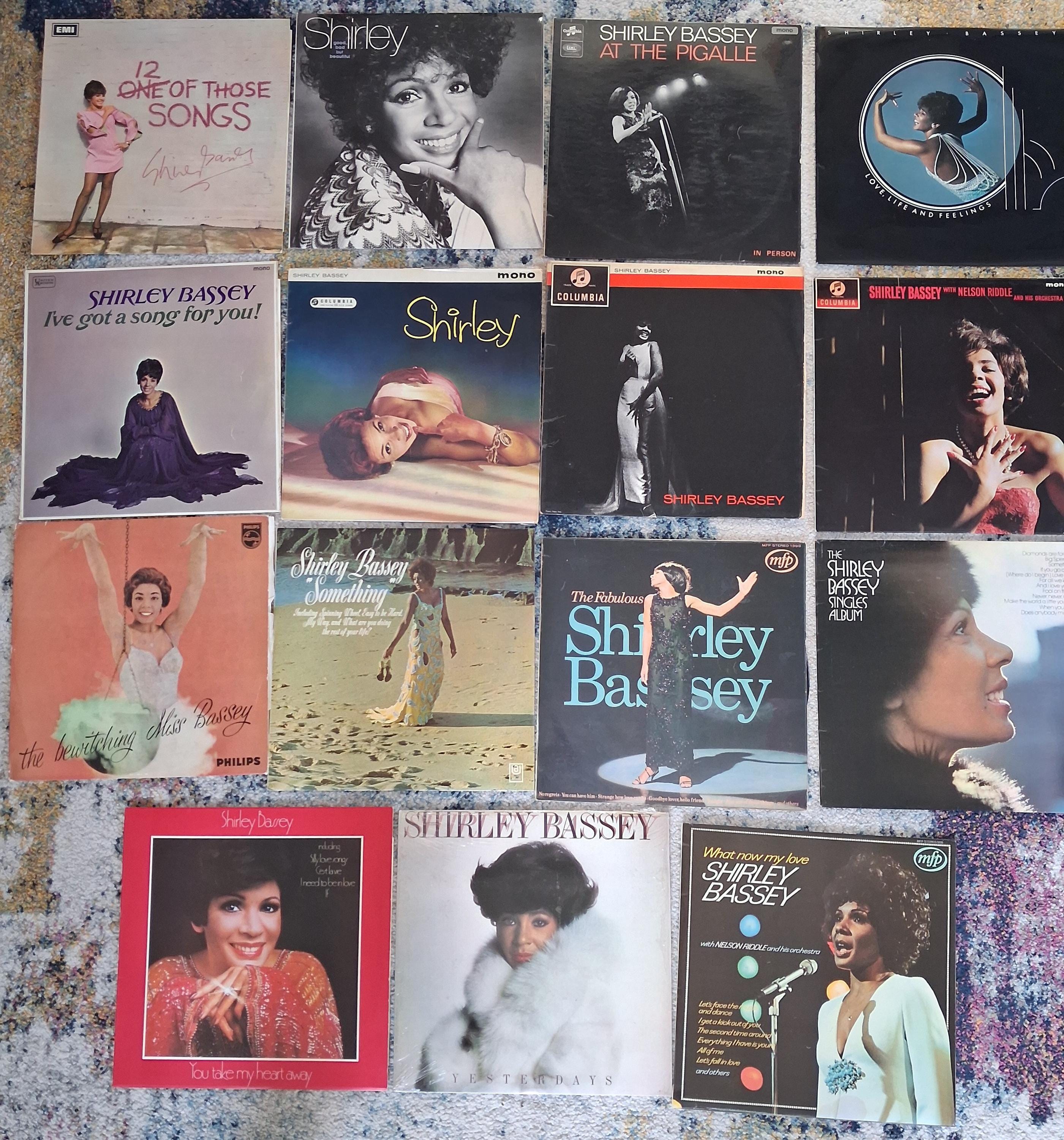 Shirley Bassey Vinyl LP Albums - the Singles, 12 of Those Songs