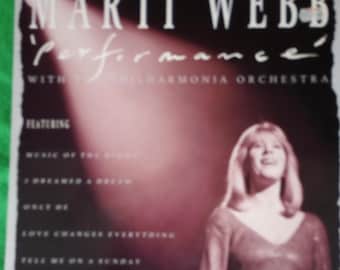 Marti Webb - Performance - with The Philharmonic Orchestra - vinyl LP album record 1989