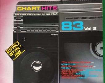 Chart Hits - The Very Best Music Of The Year - 83 Col 2 - Vinyl LP Album Record Classic 80's Pop