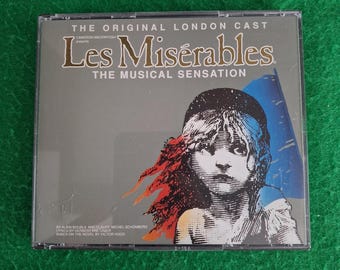 Les Miserables - The Original London Cast - Double CD Box - Includes booklet with lyrics - Victor Hugo