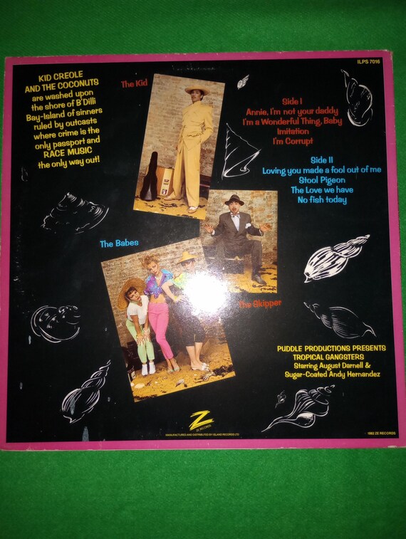 Kid Creole & the Coconuts – Tropical Gangsters – Vintage 1982