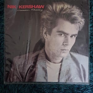 Nik Kershaw - Human Racing (MCF 3197) LP de vinilo con funda con letras originales - Clásico del pop británico de los 80