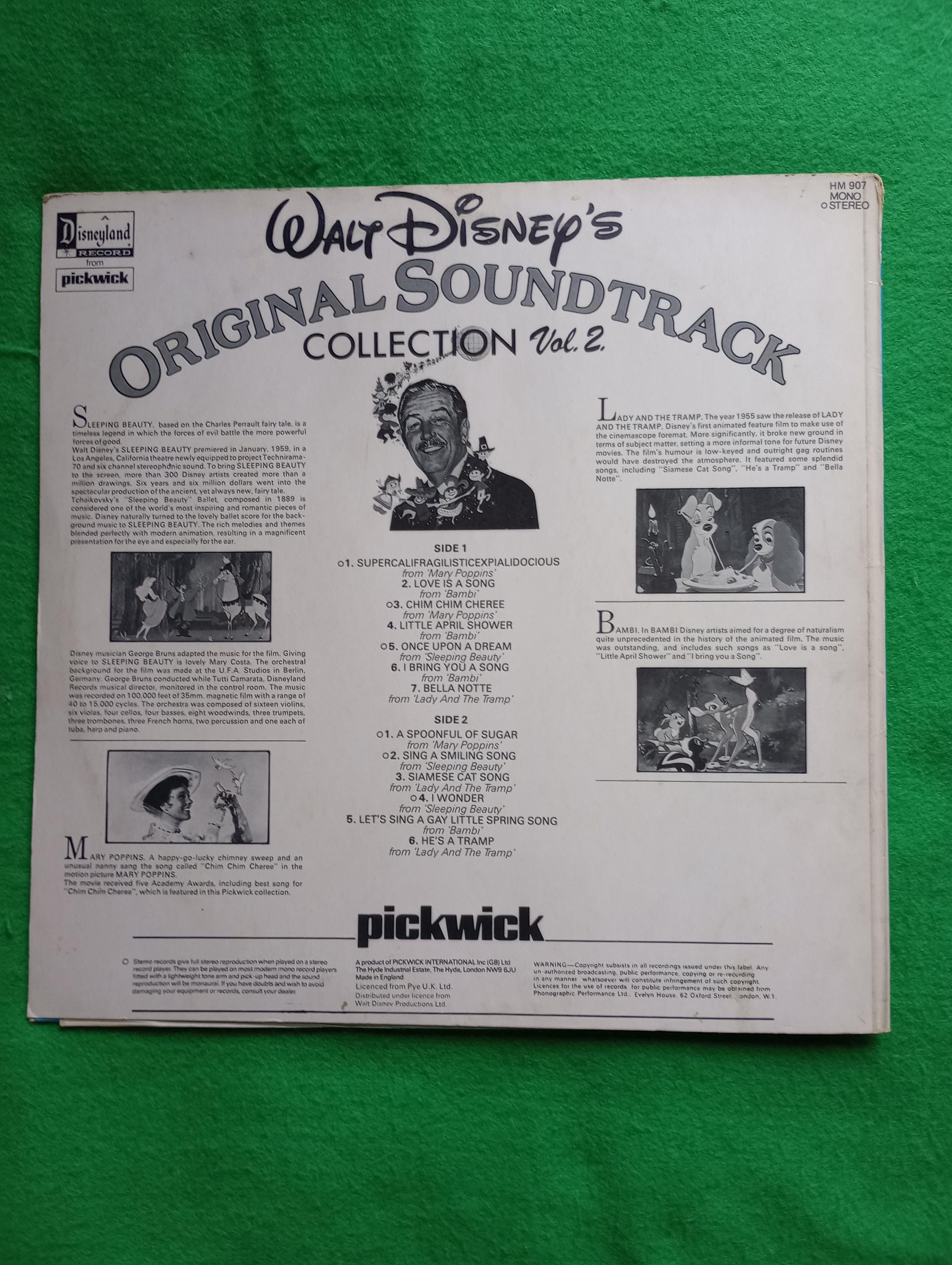 Rare 1960s Walt Disney's Original Soundtrack Collection Vol.2