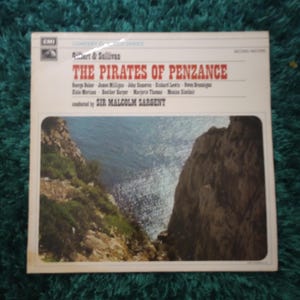 Gilbert & Sullivan - Die Piraten von Penzance dirigiert von Sir Malcolm Sargent - 1961 Vinyl Album