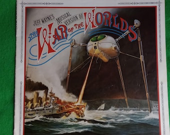 1978 Jeff Wayne's War of the Worlds Vinyl LP Album - Gatefold - Etsy