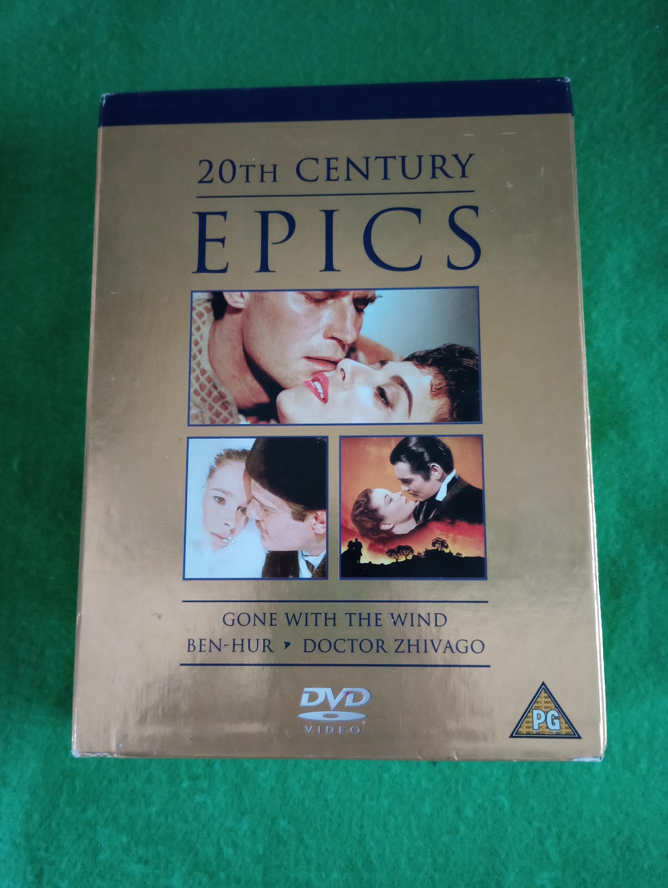 20th Century Epics 3 DVD Set – Classic Hollywood Films – Double