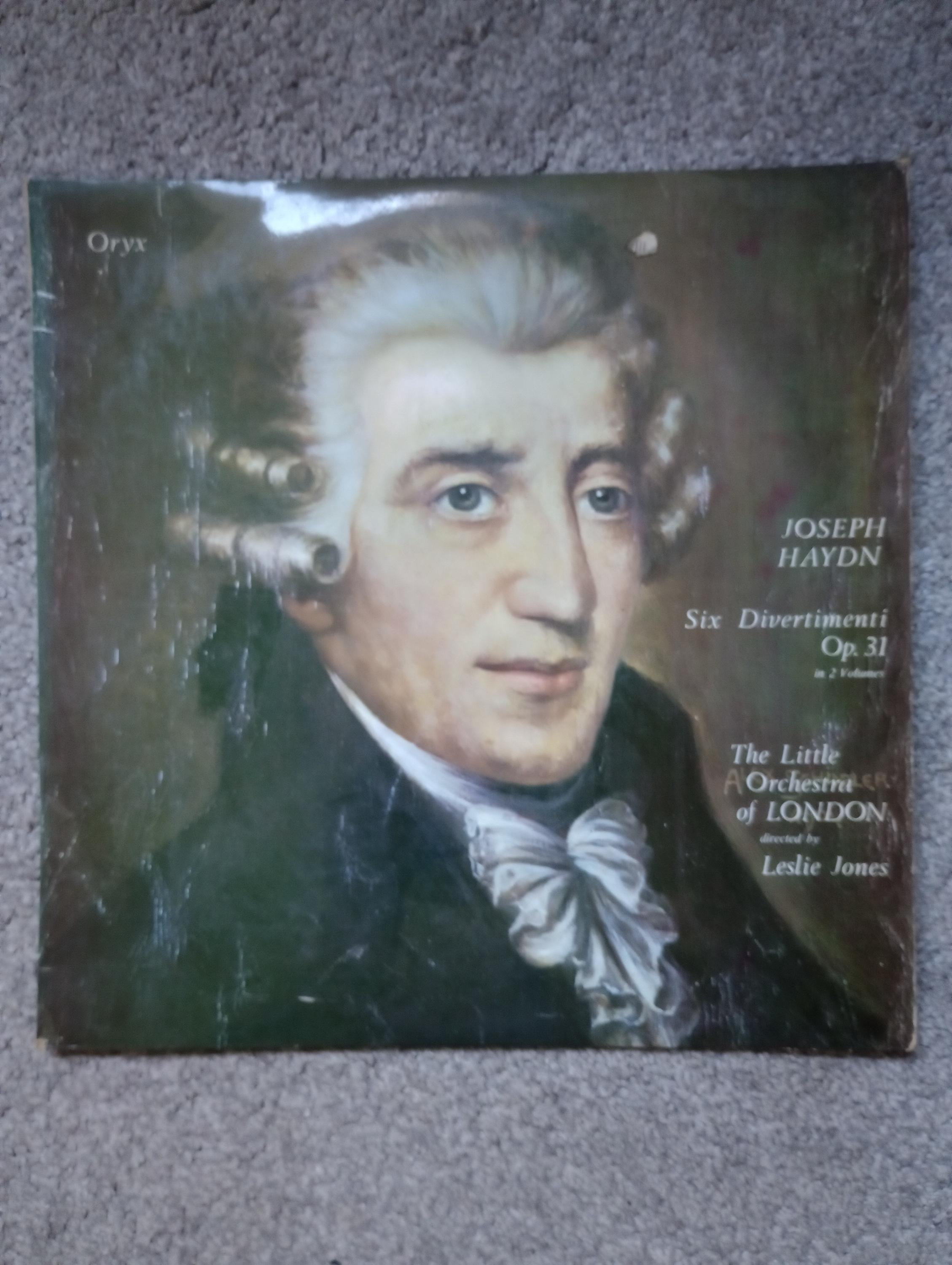 Joseph Haydn - 2 X Vinyl Albums “six Divertimenti Op. 31” LP – the