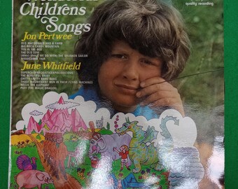 Vintage Kinderalbum - Wunderbare Kinderlieder - Vinyl-LP (1972) - Jon Pertwee & June Withfield