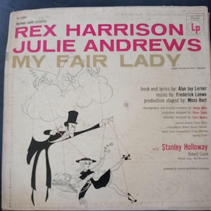 My Fair Lady - Rex Harrison, Julie Andrews - Álbum de vinilo del musical