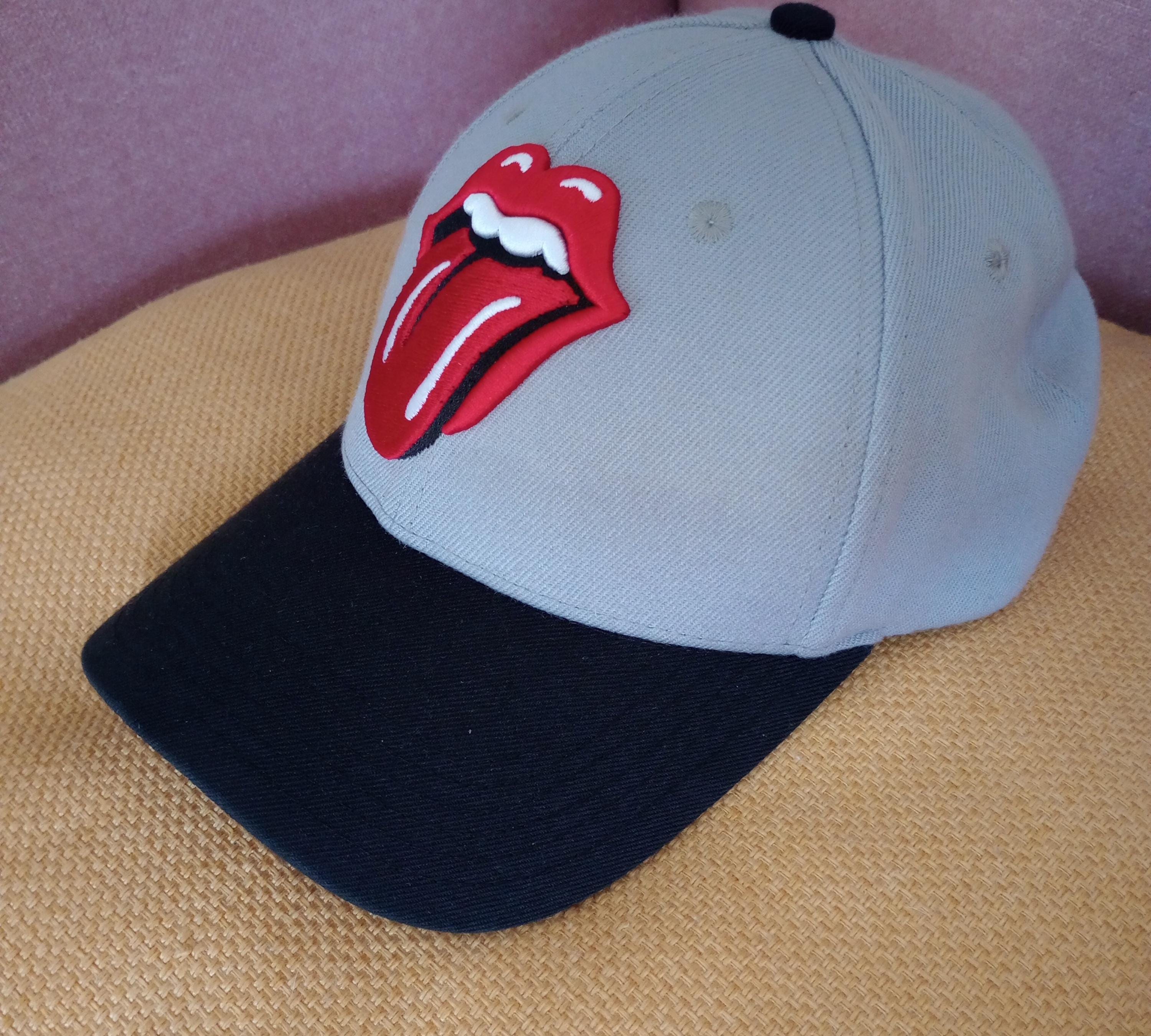 Casquette JAQUET DROZ X The Rolling Stones – Blanche Revers Crème, Vintage Réglable, Neuve !