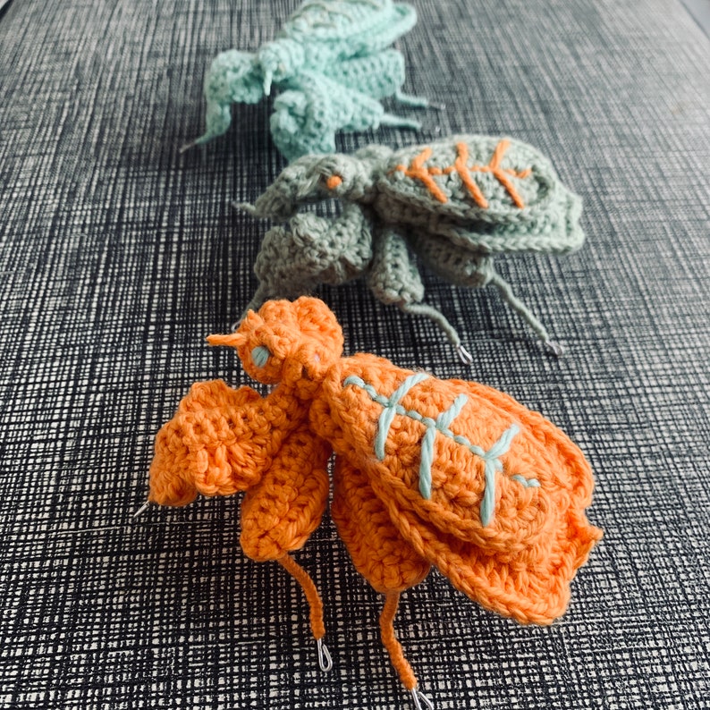 CROCHET PATTERN Leaf Insects image 8