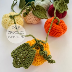 CROCHET PATTERN pumpkin garland