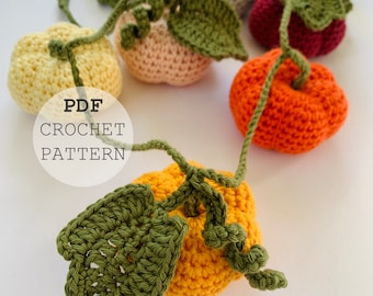 CROCHET PATTERN pumpkin garland