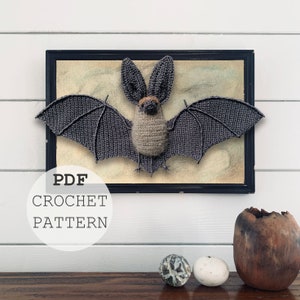 CROCHET PATTERN long-eared bat