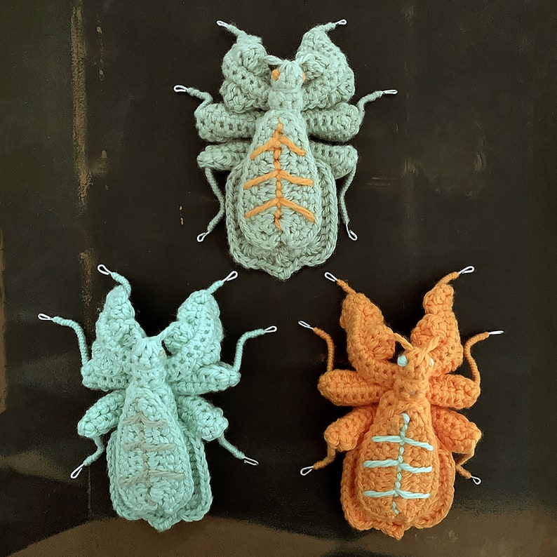 CROCHET PATTERN Leaf Insects image 9