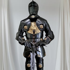 Wearable Crusader Medieval Knight Suit of Armor Armor Combat Gothic Full Body