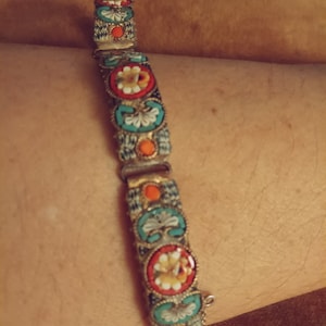 Antique Italian Micro Mosaic bracelet