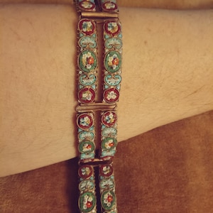 Antique Italian Micro Mosaic bracelet