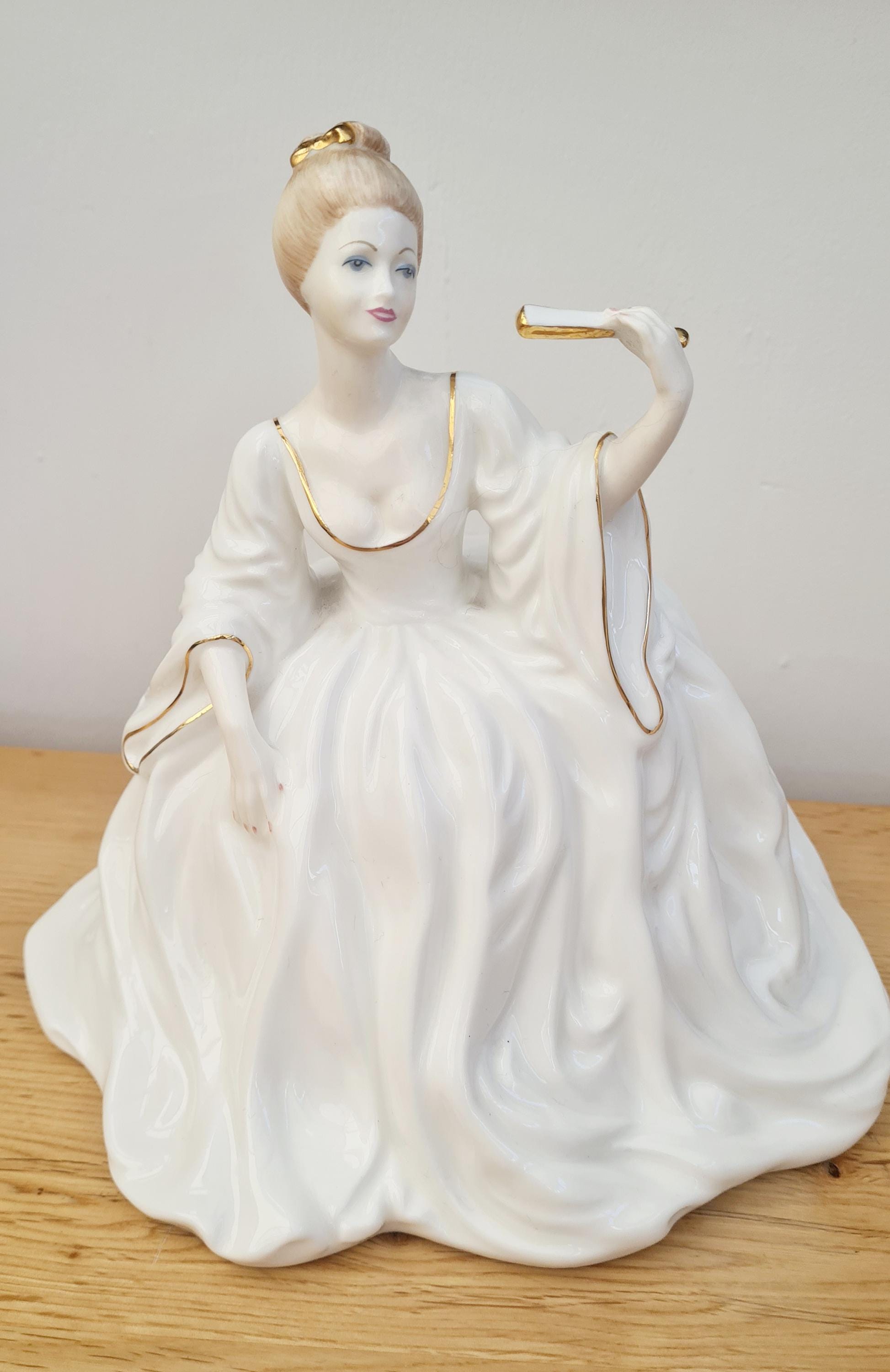 Coalport Vintage Bone China Figurine 'the Ball' Ladies of Fashion