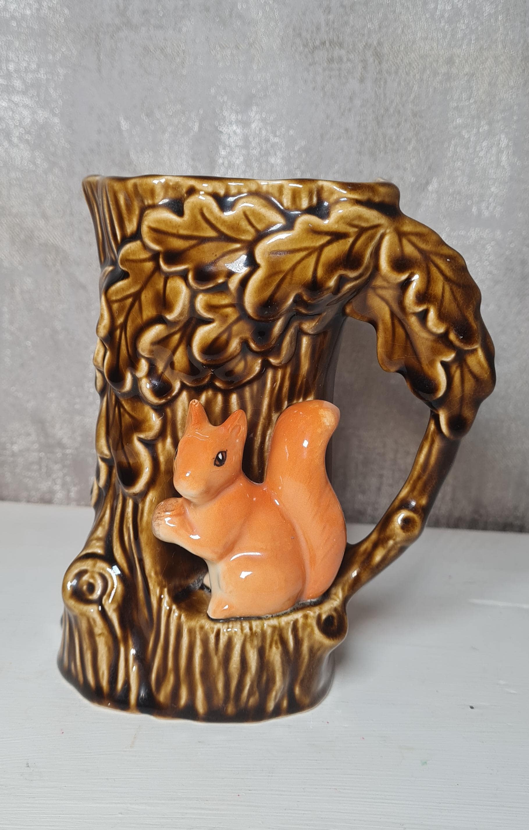イギリス アンティーク シルバックSYLVAC リス　小物入れ Sylvac Squirrel Acorn Jug - Etsy UK