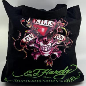 Ed Hardy Tote Bag - Etsy