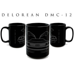 DMC DeLorean-mugg Tillbaka till framtiden-filmen pappapresent 80-tals vintage klassisk accentkaffemugg kopp te vatten
